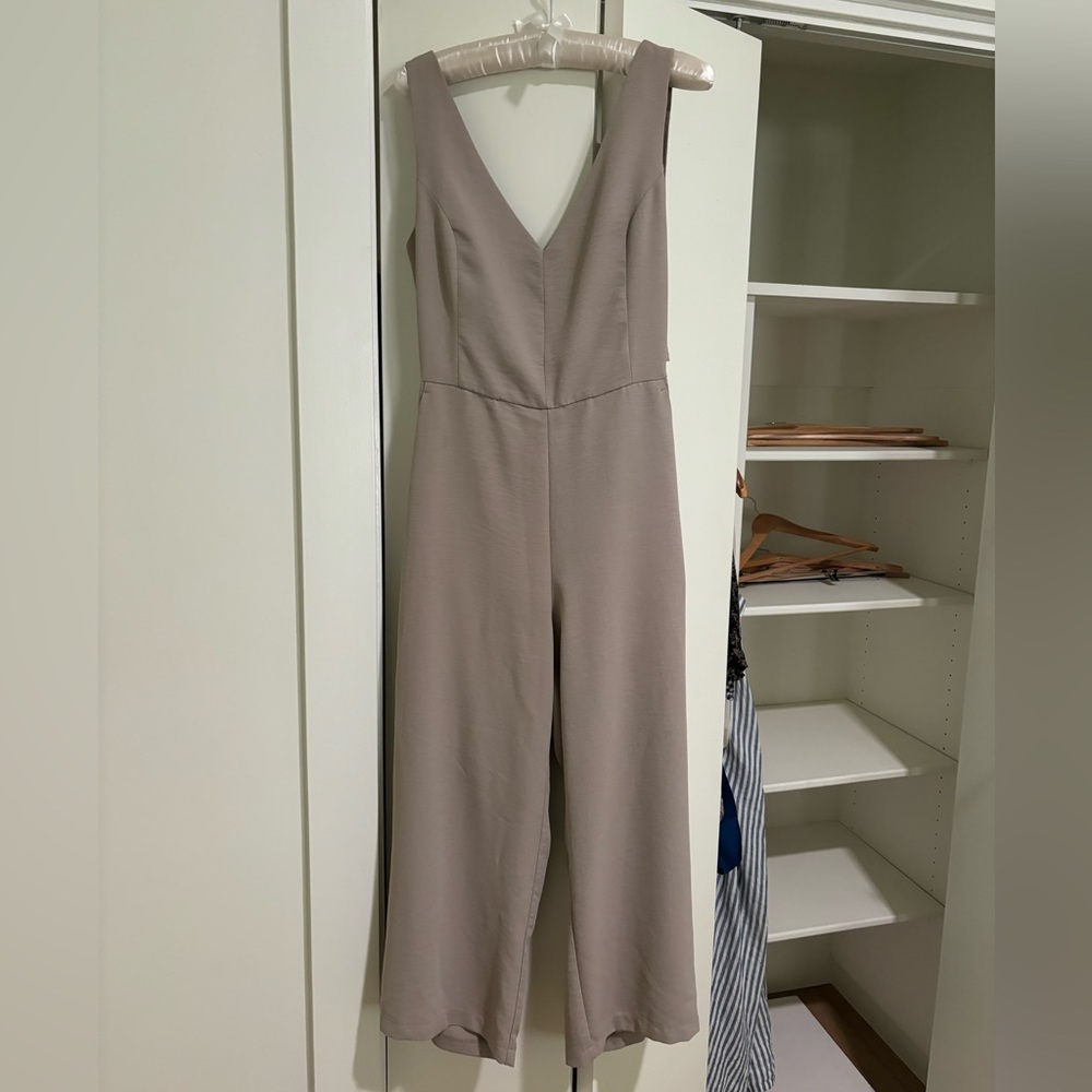 Taupe Jumpsuit Size M
